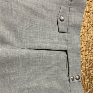 Veronica Beard Gray Skirt with Subtle Silver Details